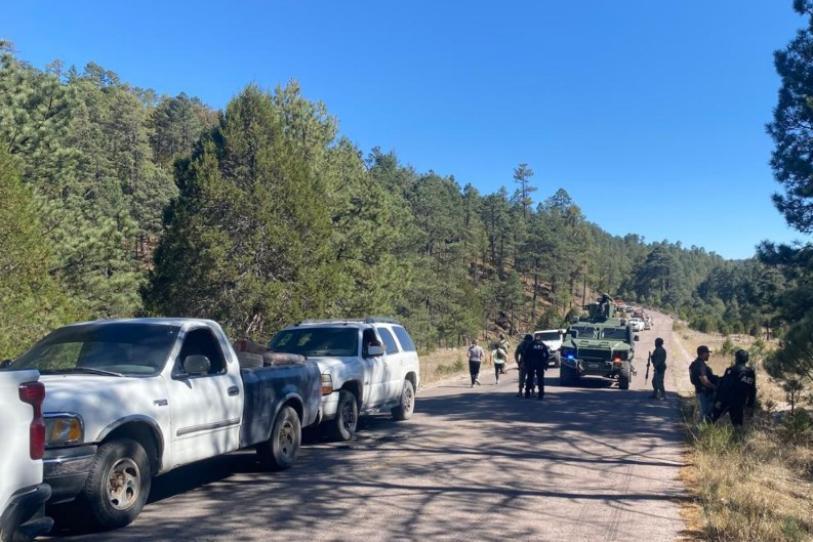 Ataque armado a convoy de desplazados de Durango en Guadalupe y Calvo