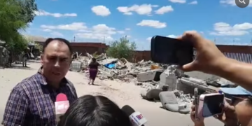 Demolición de viviendas irregulares en Anapra por orden municipal