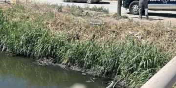 Localizan cadáver envuelto en cobijas flotando en canal de Riberas del Bravo
