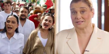 Maru Campos invoca el espíritu «bárbaro» de Chihuahua ante la marcha de Morena