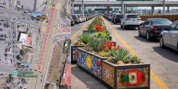 Diputada proponen instalar jardineras para evitar invasión de filas en el Puente Libre