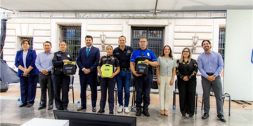 Instalan quince desfibriladores mecánicos en el Centro Histórico de la ciudad