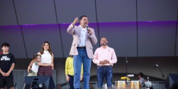 Pérez Cuéllar monta inauguración masiva del Parque Suroriente