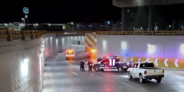 Hombre muere tras arrojarse de distribuidor vial Talamás Camandari en Ciudad Juárez