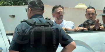 Detienen al empresario Eduardo Almeida tras detonar arma de fuego en asamblea ejidal