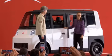 Presentan Olinia, el primer auto eléctrico mexicano de bajo costo