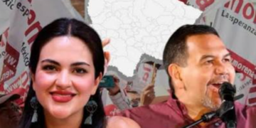 Amplia Andrea Chávez su ventaja sobre Pérez Cuéllar en encuesta