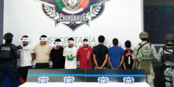 SSPE rescata a 14 personas y detiene a ocho en Ciudad Juárez