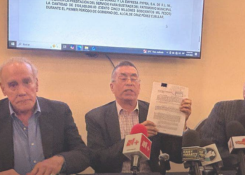 Denuncian a Pérez Cuéllar por presunto peculado de 100 millones de pesos en renta de barredoras