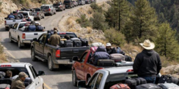 Pide Chihuahua a la Federación reforzar la seguridad ante el desplazamiento forzado en Guadalupe y Calvo