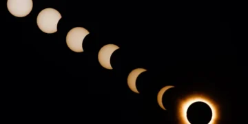 Así se vió en Europa el eclipse total de Sol