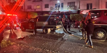Incendio por acumulación de gas en un restaurante de Roma Norte deja 13 lesionados en la capital del país