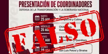 Desmiente Morena supuesta agenda oficial para definir gubernaturas de 2027