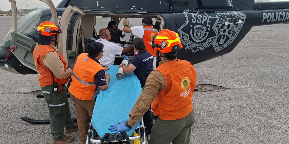 Realizan traslado aeromédico de neonato crítico desde la Bobarigame