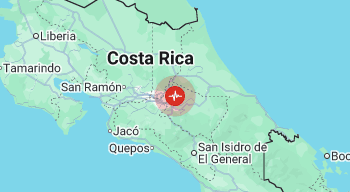 Dos sismos sacuden Costa Rica
