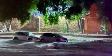 Gobierno de Parral mantiene cierre preventivo de la Vialidad del Río por lluvias