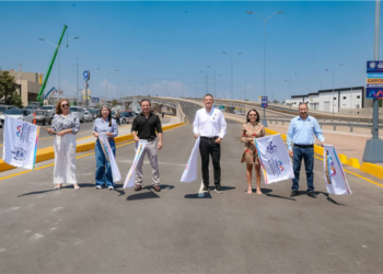 Entregan dos pasos superiores viales en Chihuahua capital