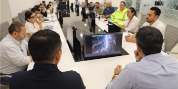 Encabeza Marco Bonilla reunión de supervisión tras tormenta atípica en la capital