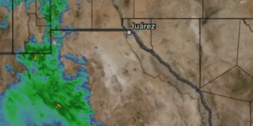 Avanza sistema nuboso hacia Juárez, prevén más lluvias
