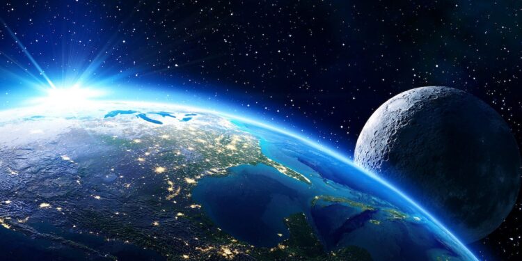 La primera foto de La Tierra y La Luna juntas