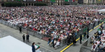 Cierra Sheinbaum gira nacional de rendición de cuentas desde el Zócalo capitalino