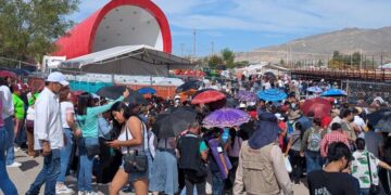 Masiva asistencia marca el arribo de Claudia Sheinbaum a la Plaza de la Mexicanidad