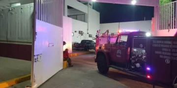 Incendio en estación migratoria de Janos