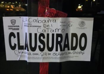 Operativo estatal deja 16 establecimientos clausurados en Chihuahua