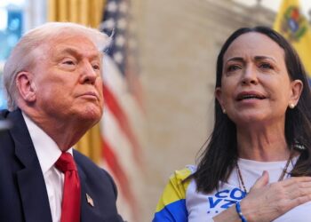 Trump elogia el supuesto Nobel de Machado y reivindica el control de EE. UU. en Venezuela