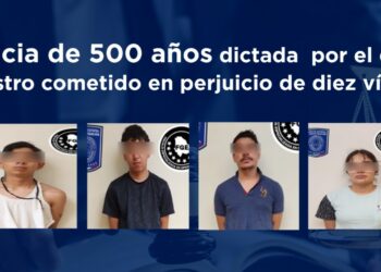 Condenan a 500 años de cárcel a cuatro secuestradores en Ciudad Juárez