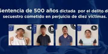 Condenan a 500 años de cárcel a cuatro secuestradores en Ciudad Juárez
