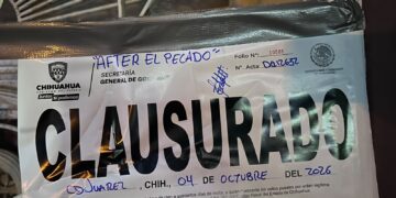 Gobernación estatal clausura 17 establecimientos en Chihuahua tras operativo de inspección