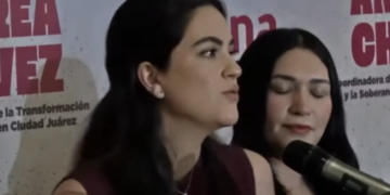 Evade Andrea Chavez apoyo a Perez Cuellar y arropa a Loera en Ciudad Juarez