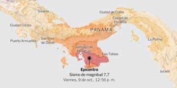 Terremoto de magnitud 7.7 sacude Panamá y activa alertas en el Pacífico