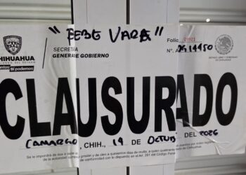 Clausuran nueve establecimientos en el estado tras 262 inspecciones